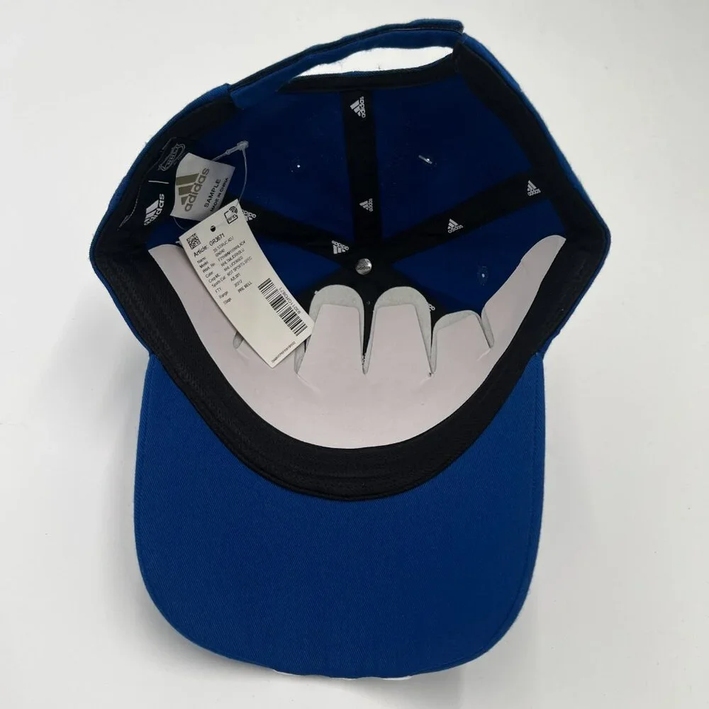 Adidas Unisex Blue Toronto Maple Leafs 3 Stripe Structured Adjustable Cap‎ NWT